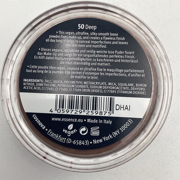 Essence My Skin Perfector Loose Fixing Powder 50 Deep Matte Finish 6g pack 3 - Picture 5 of 7